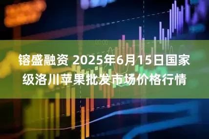 镕盛融资 2025年6月15日国家级洛川苹果批发市场价格行情